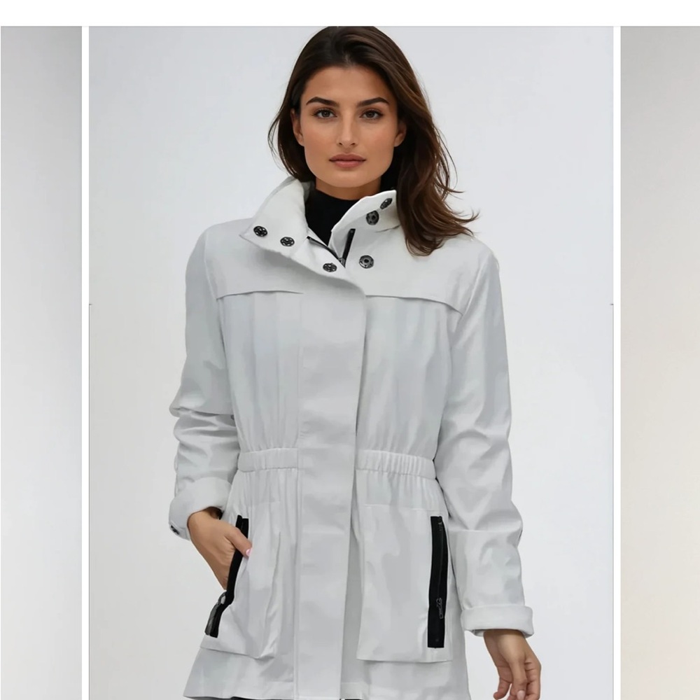 Ciao Milano Women's White rain Jacket